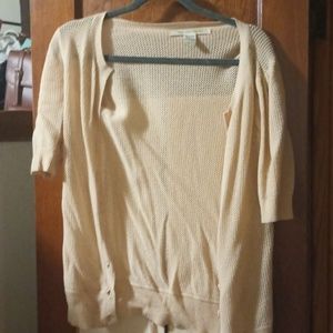 Mid sleeve 100% Cashmere Cardigan
